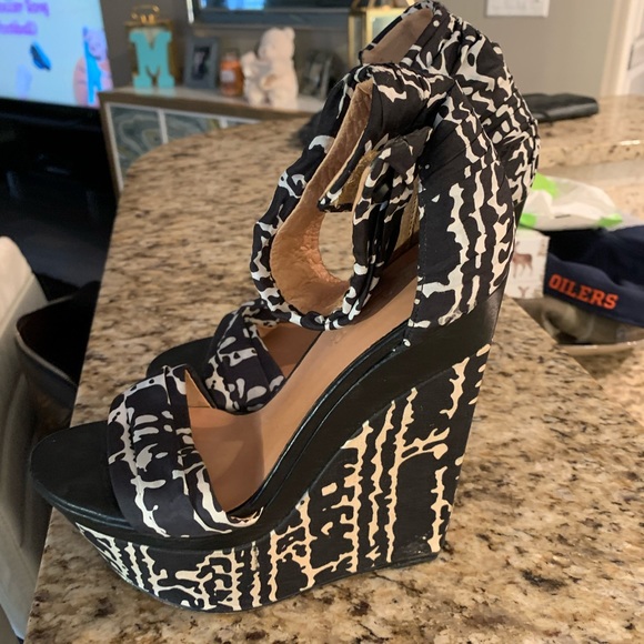 L.a.m.b wedge shoes size 9 - Picture 4 of 10